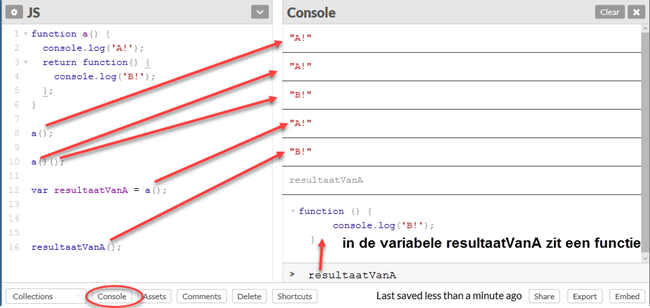 function returns a function